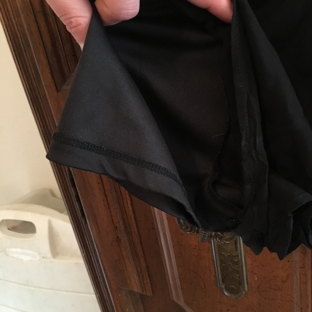 Black romper with white stitched embellishment - Picture 6 of 7